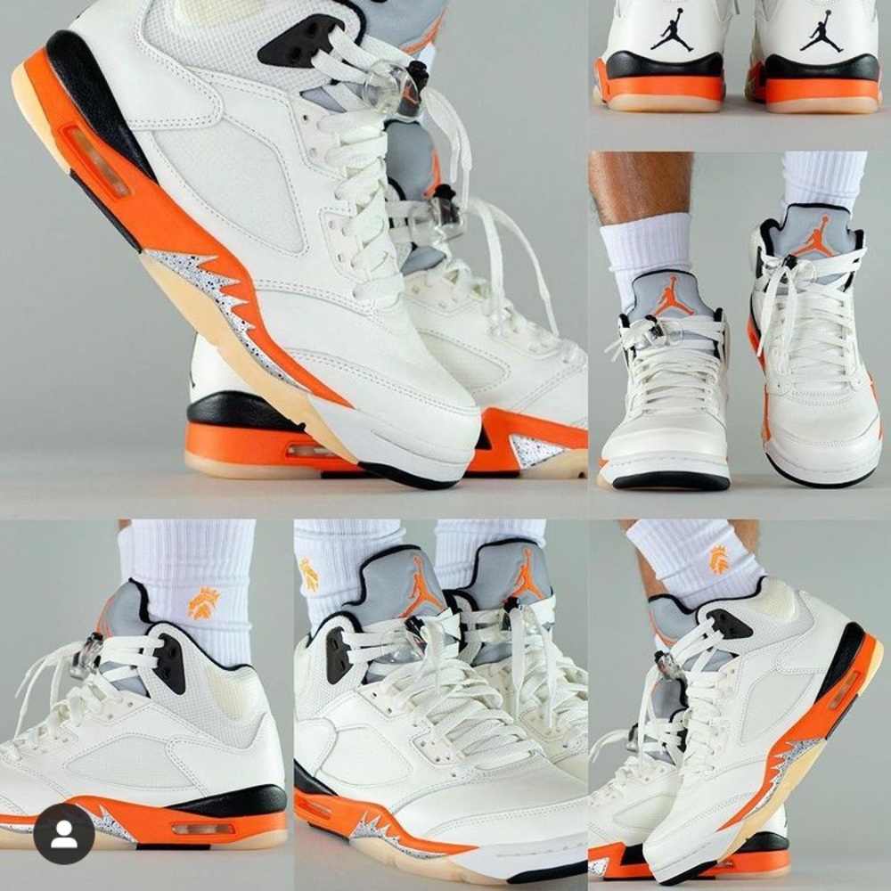 Jordan 5s Orange Blaze